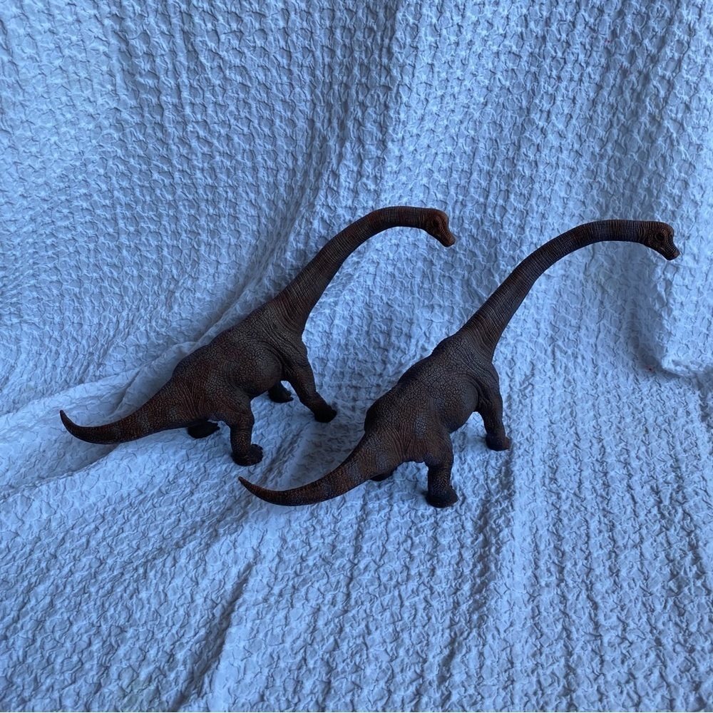 Vintage Schleich Brachiosaurus Dinosaur figures large sized 73527 retired